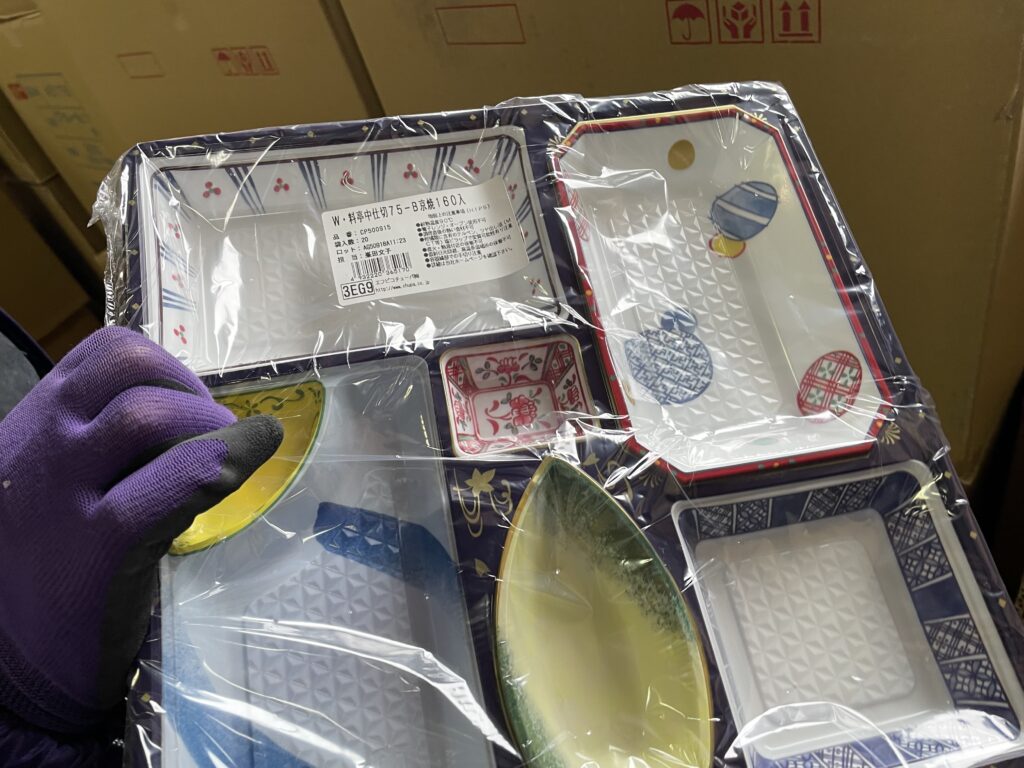 厨房用品の在庫